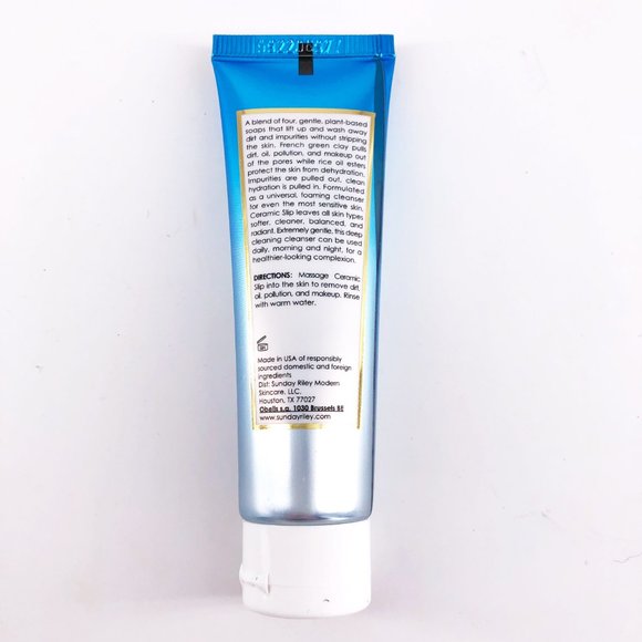 NEW Sunday Riley Ceramic Slip Clay Face Cleanser - Picture 2 of 4